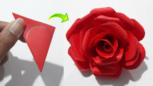 handmade paper rose