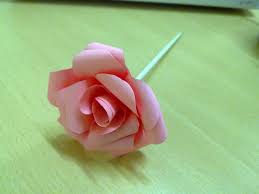 handmade paper rose